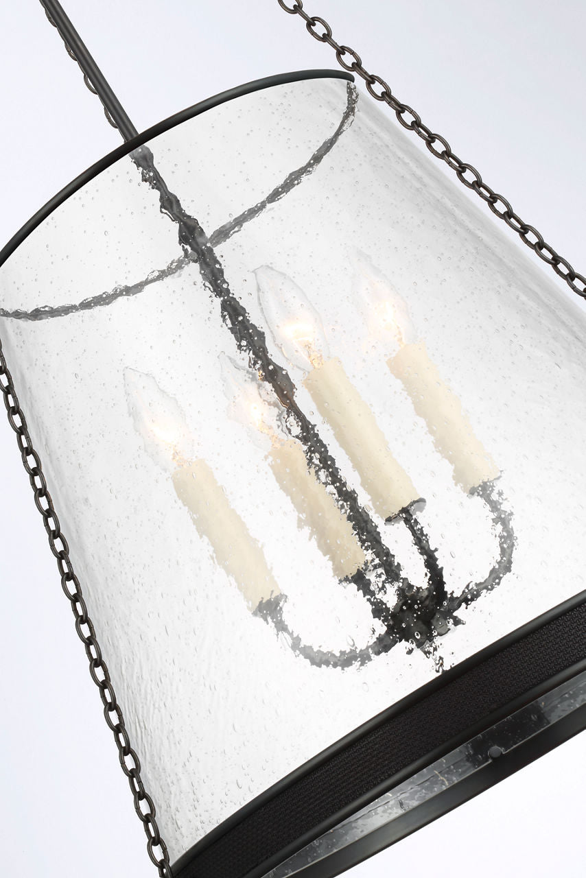 Reese 18" Pendant | Bronze | Clear Restoration Glass
