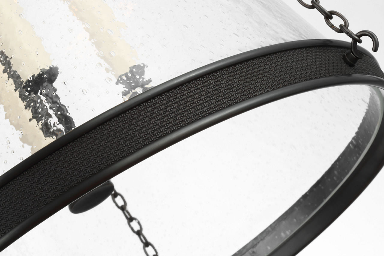 Reese 18" Pendant | Bronze | Clear Restoration Glass
