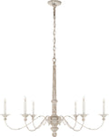 Country Large Chandelier | Belgian White