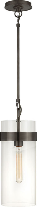 Presidio Small Pendant | Bronze | Clear Glass