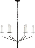 Belfair Large Chandelier | Aged Iron