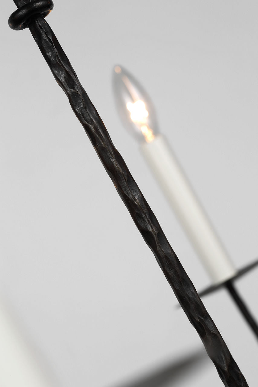 Belfair Large Chandelier | Aged Iron