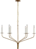Belfair Large Chandelier | Gilded Iron