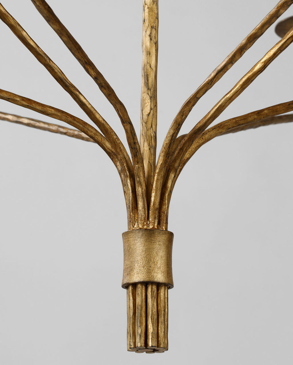 Belfair Large Two-Tier Chandelier | Gilded Iron