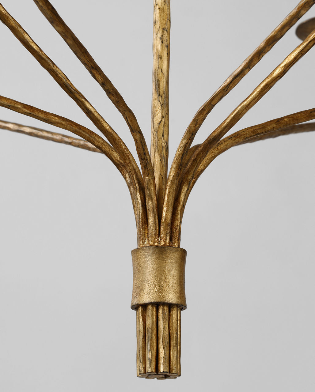Belfair Large Two-Tier Chandelier | Gilded Iron