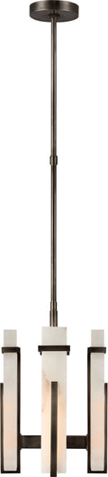 Malik Small Chandelier | Bronze | Alabaster