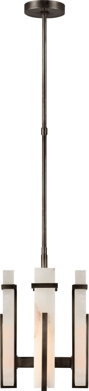 Malik Small Chandelier | Bronze | Alabaster