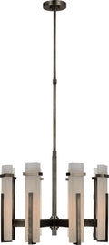 Malik Medium Chandelier | Bronze | Alabaster