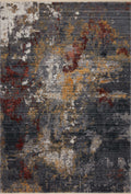 Loloi II | Samra Collection | Dk. Grey / Spice | SAM-03