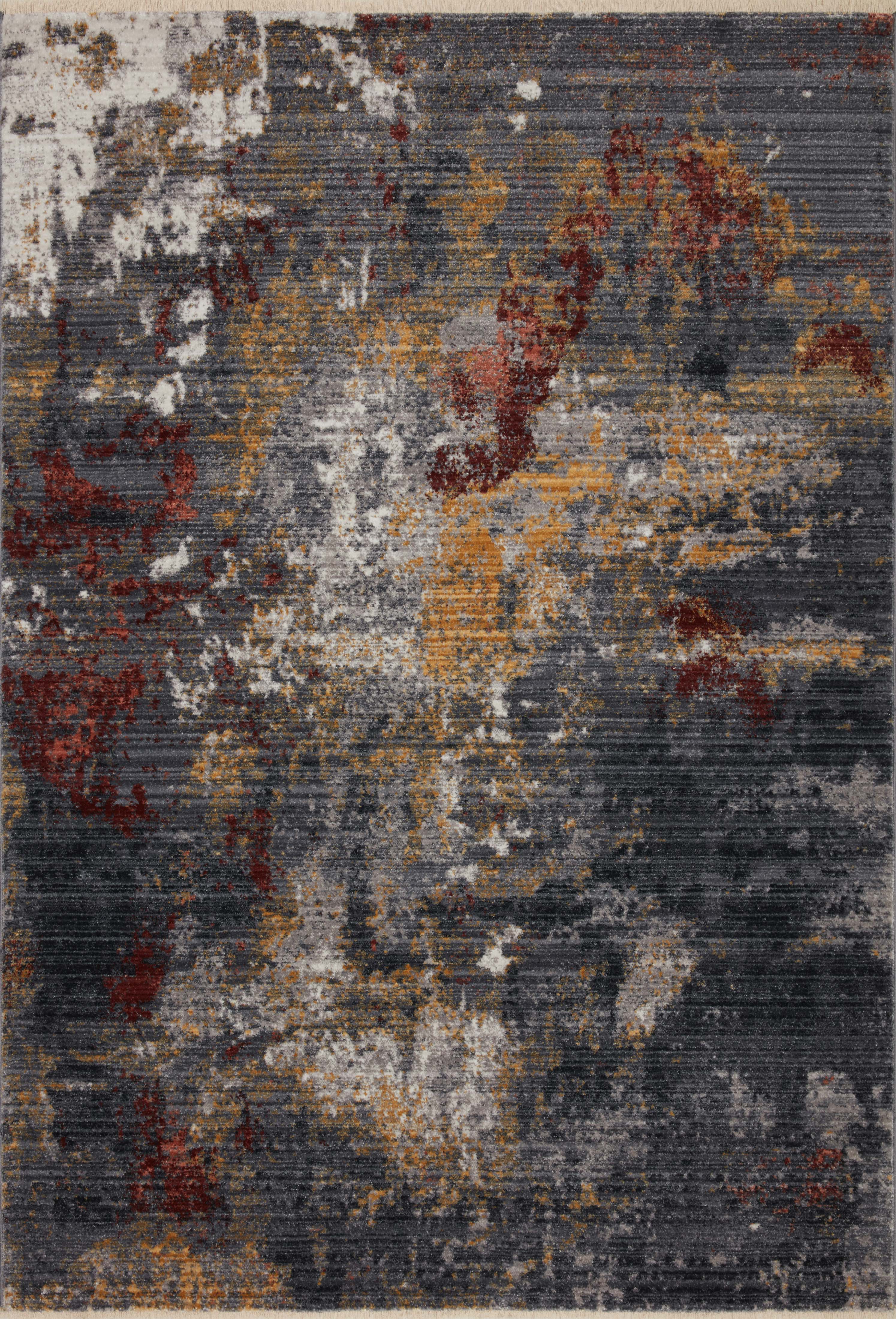 Loloi II | Samra Collection | Dk. Grey / Spice | SAM-03