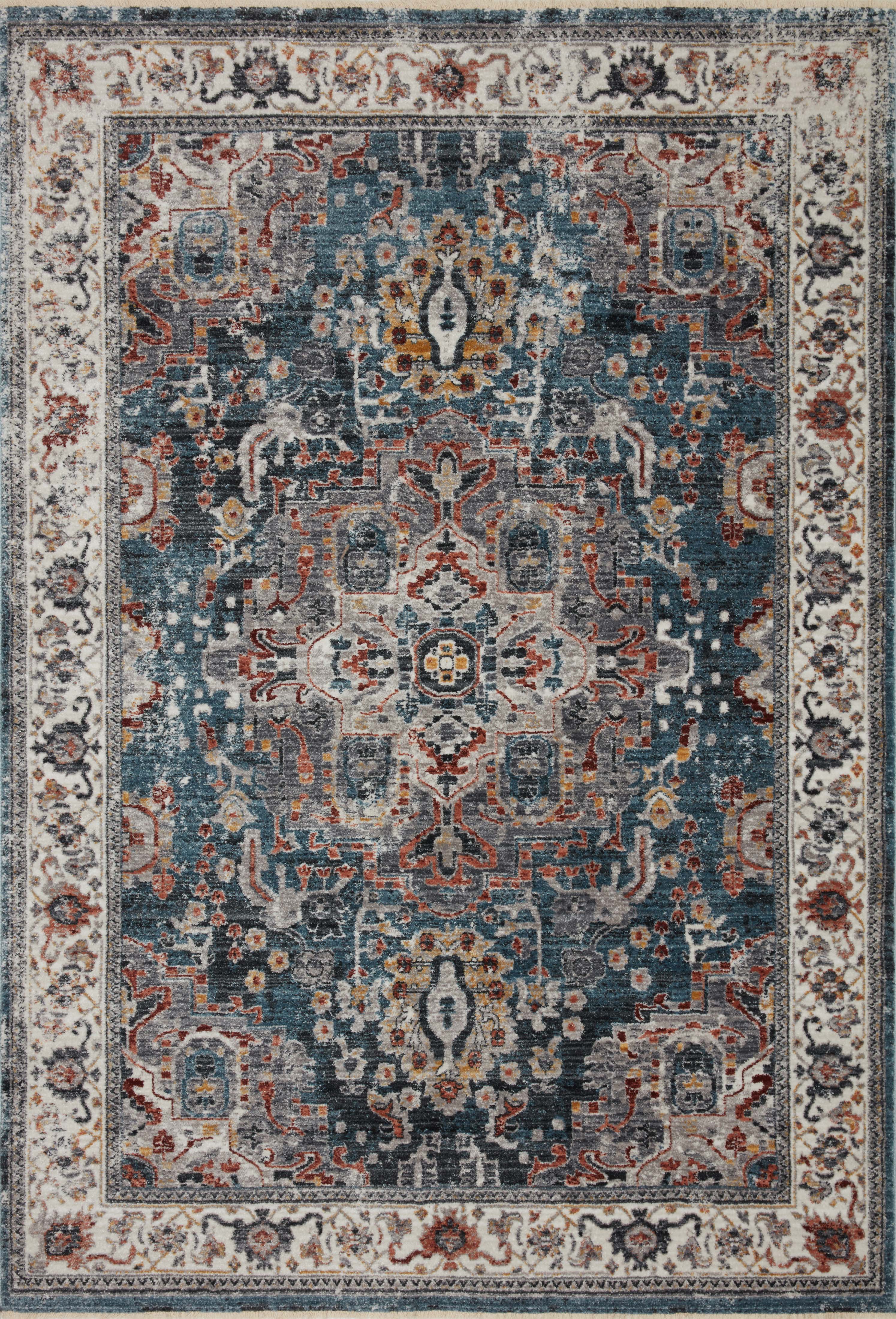 Loloi II | Samra Collection | Slate / Multi | SAM-04