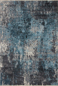 Loloi II | Samra Collection | Charcoal / Sky | SAM-06