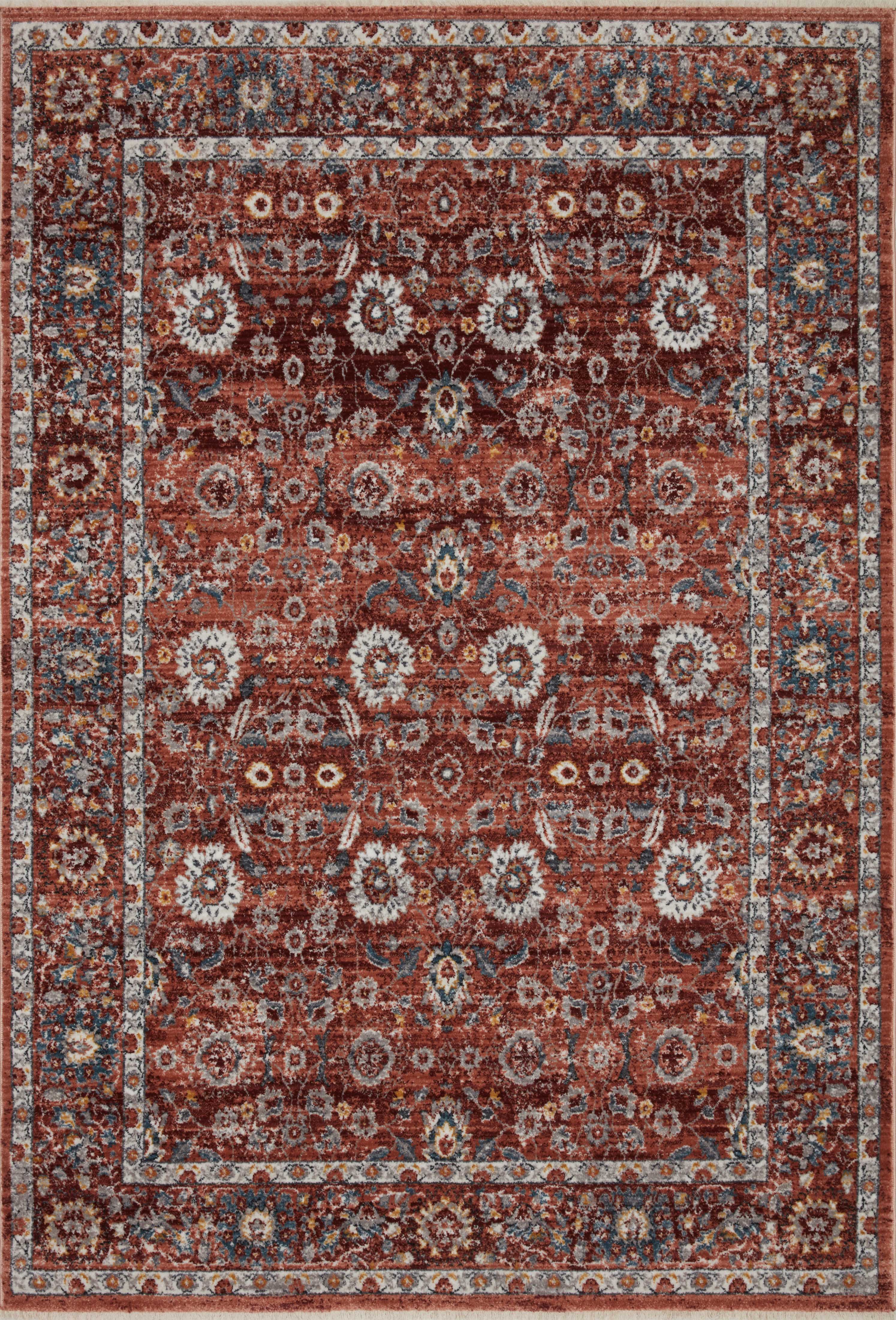 Loloi II | Samra Collection | Brick / Multi | SAM-07