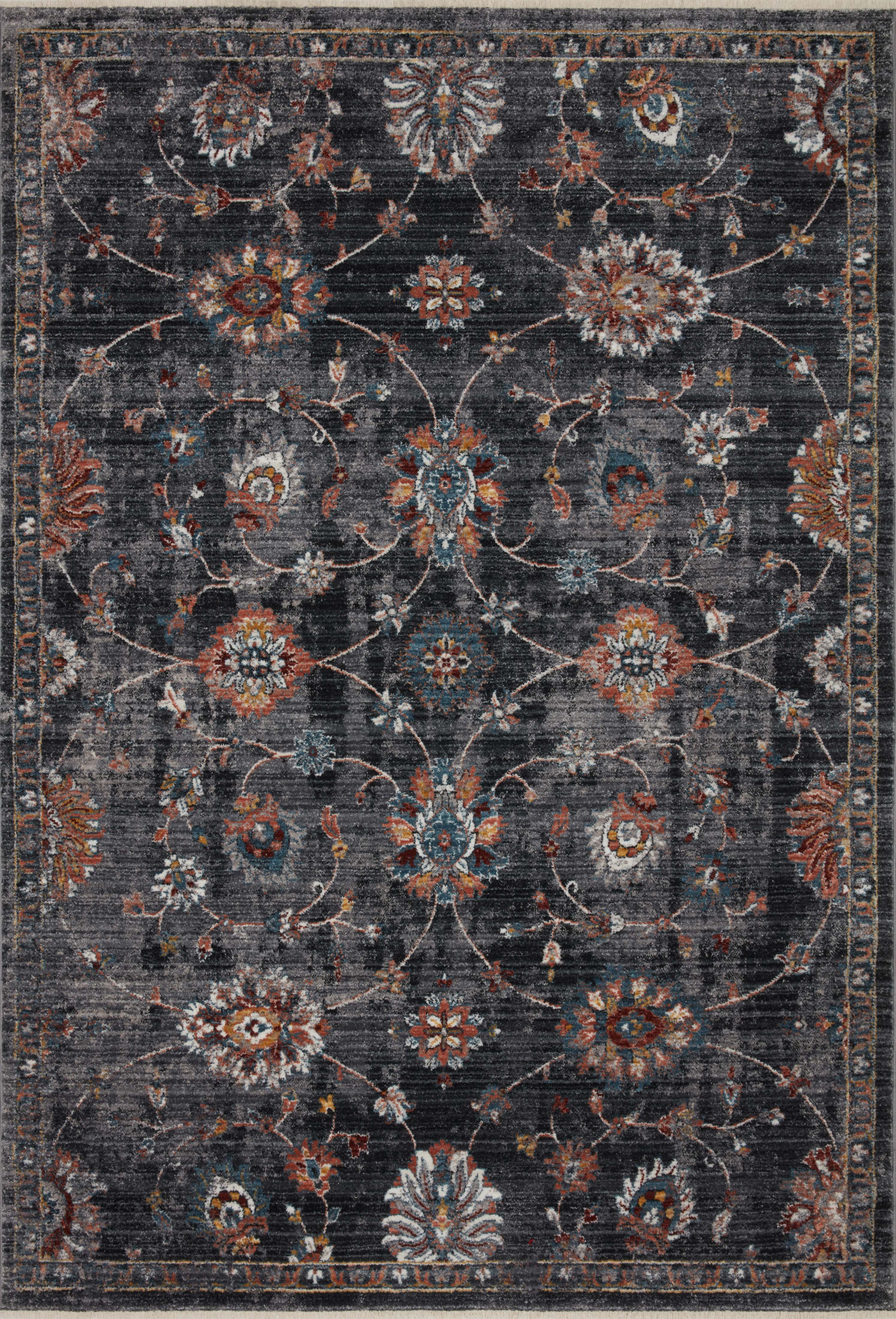 Loloi II | Samra Collection | Charcoal / Multi | SAM-08