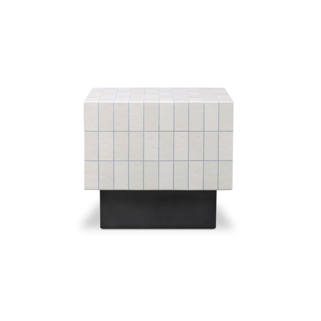 Farren Outdoor Side Table Cream