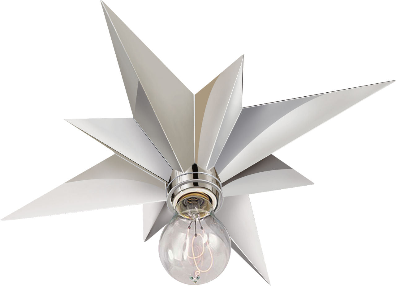Star Flush Mount | Polished Nickel