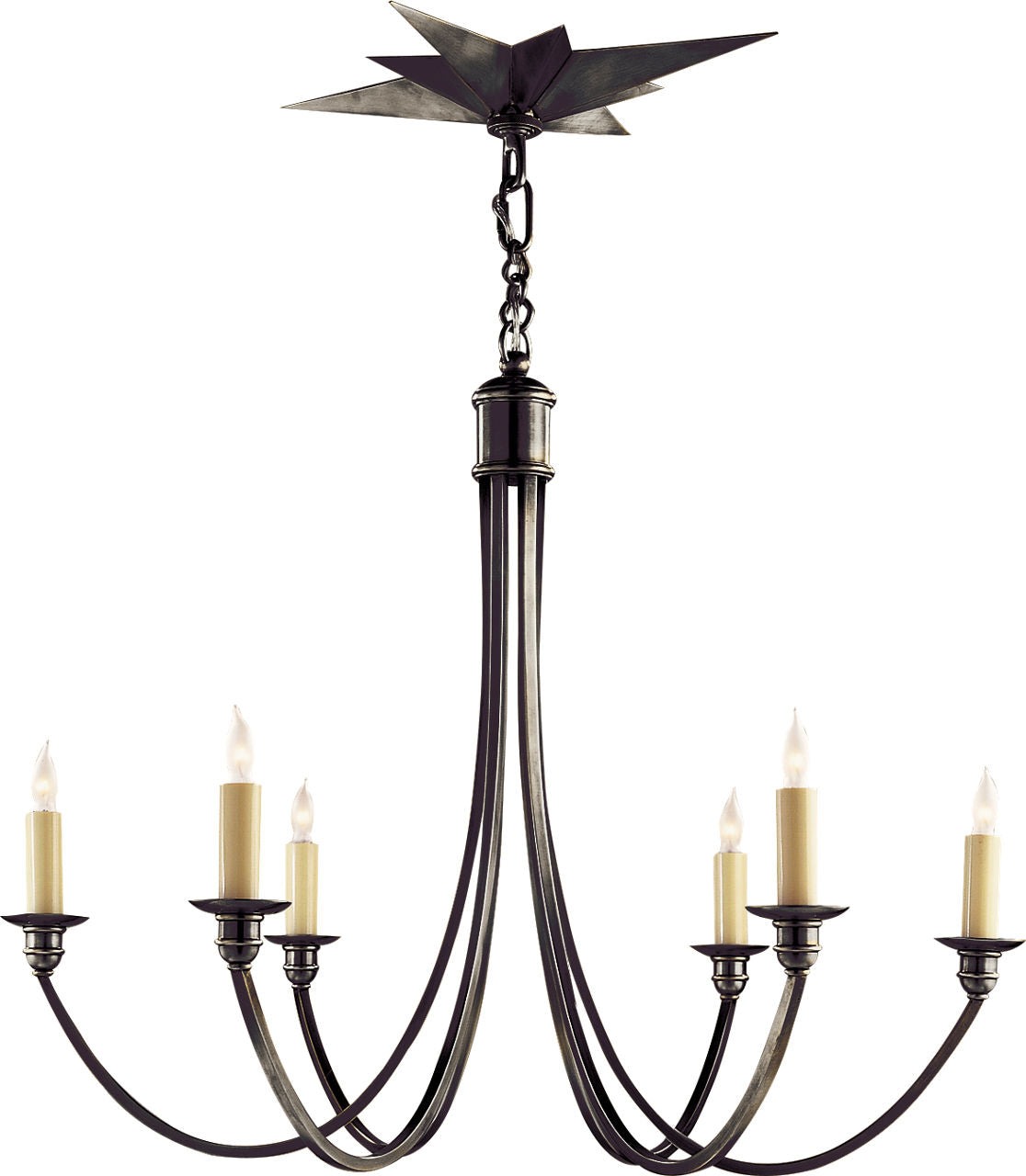Venetian Medium Chandelier | Bronze