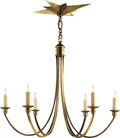 Venetian Medium Chandelier | Hand-Rubbed Antique Brass