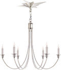 Venetian Medium Chandelier | Polished Nickel