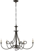 Double Twist Large Chandelier | Bronze