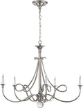 Double Twist Large Chandelier | Polished Nickel