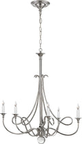 Twist Chandelier | Polished Nickel