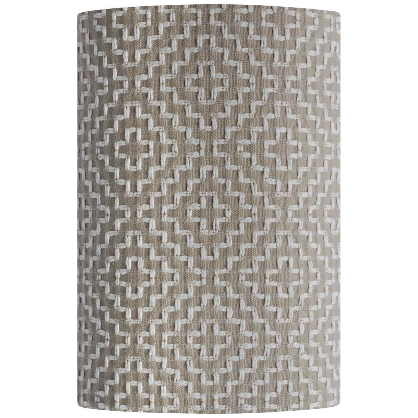 Maeve 8" Shield Sconce | Hand-Rubbed Antique Brass | Schumacher Dove Soho Weave Shield
