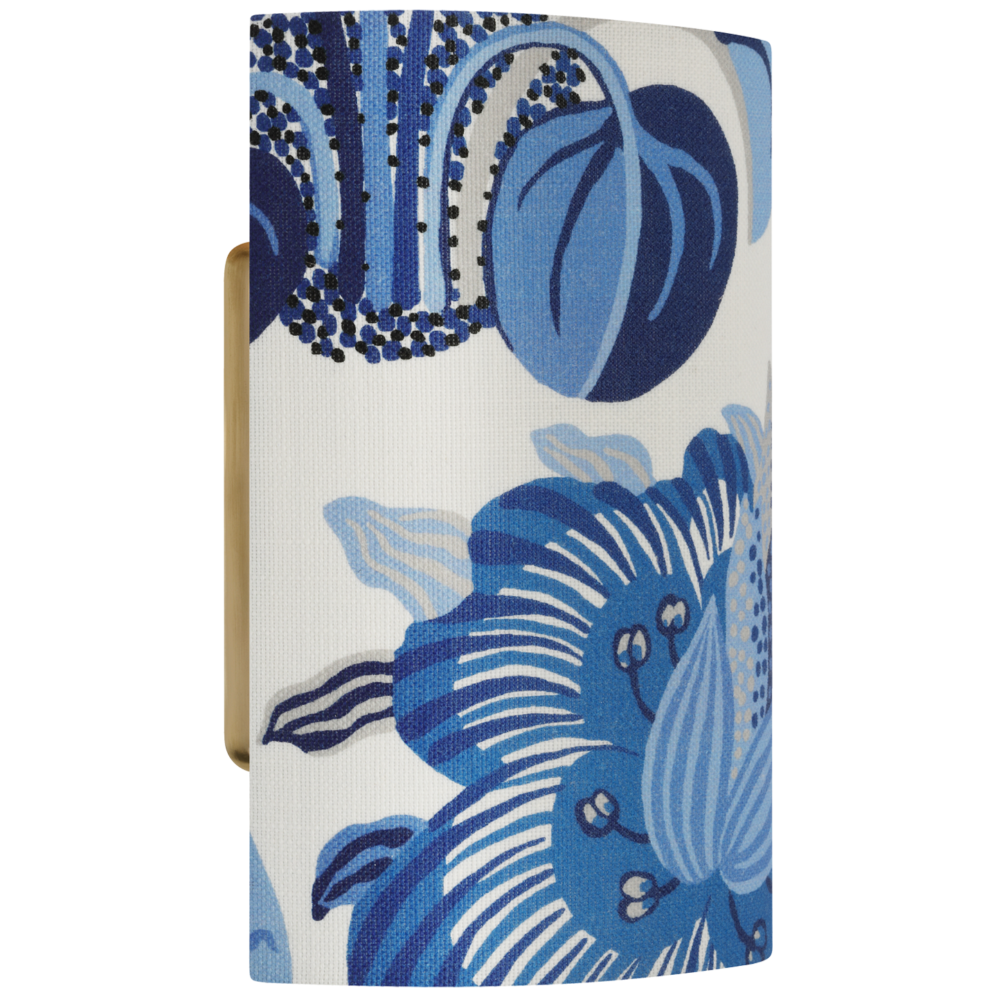 Maeve 8" Shield Sconce | Hand-Rubbed Antique Brass | Schumacher Marine Exotic Butterfly Shield