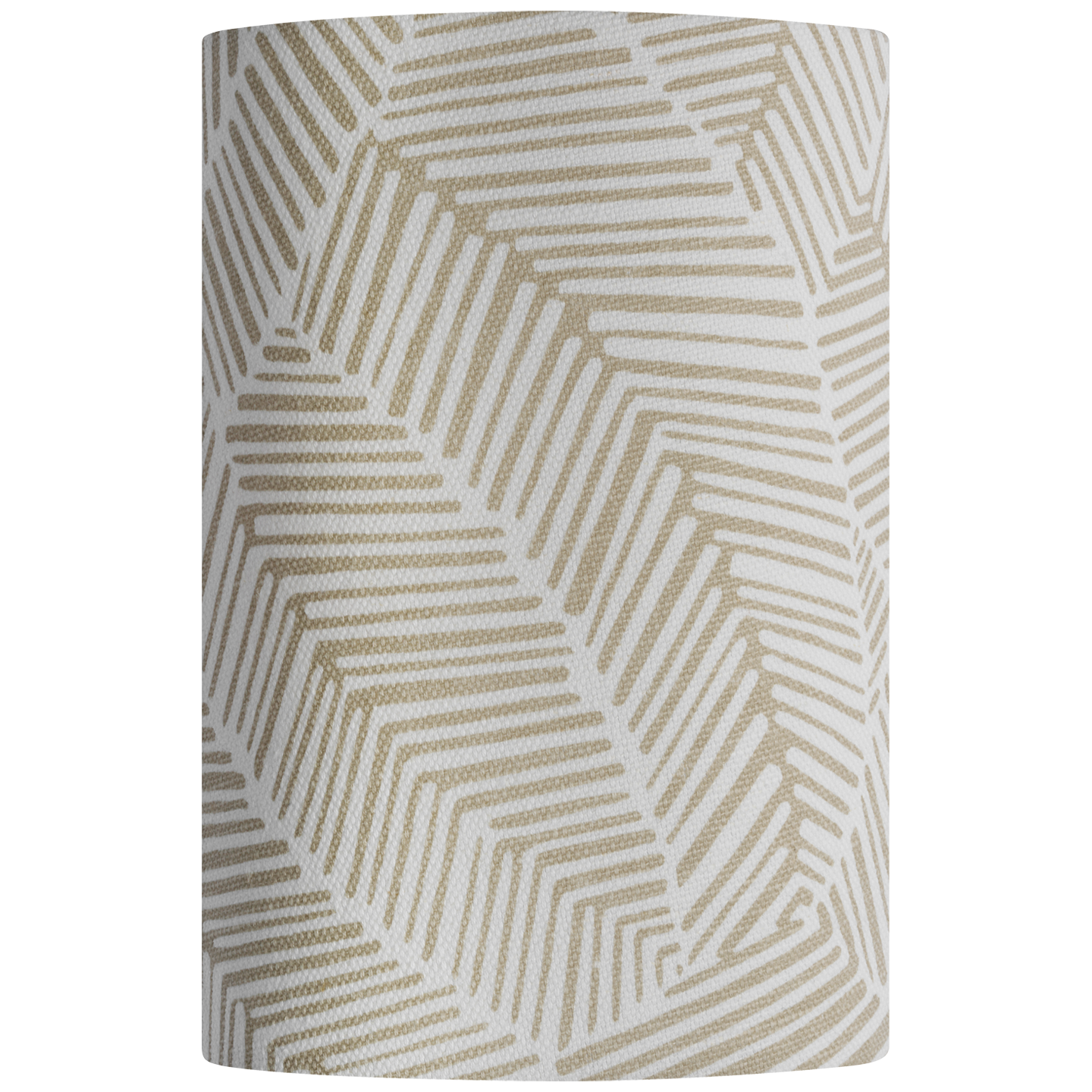 Maeve 8" Shield Sconce | Hand-Rubbed Antique Brass | Schumacher Taupe Abstract Leaf Shield