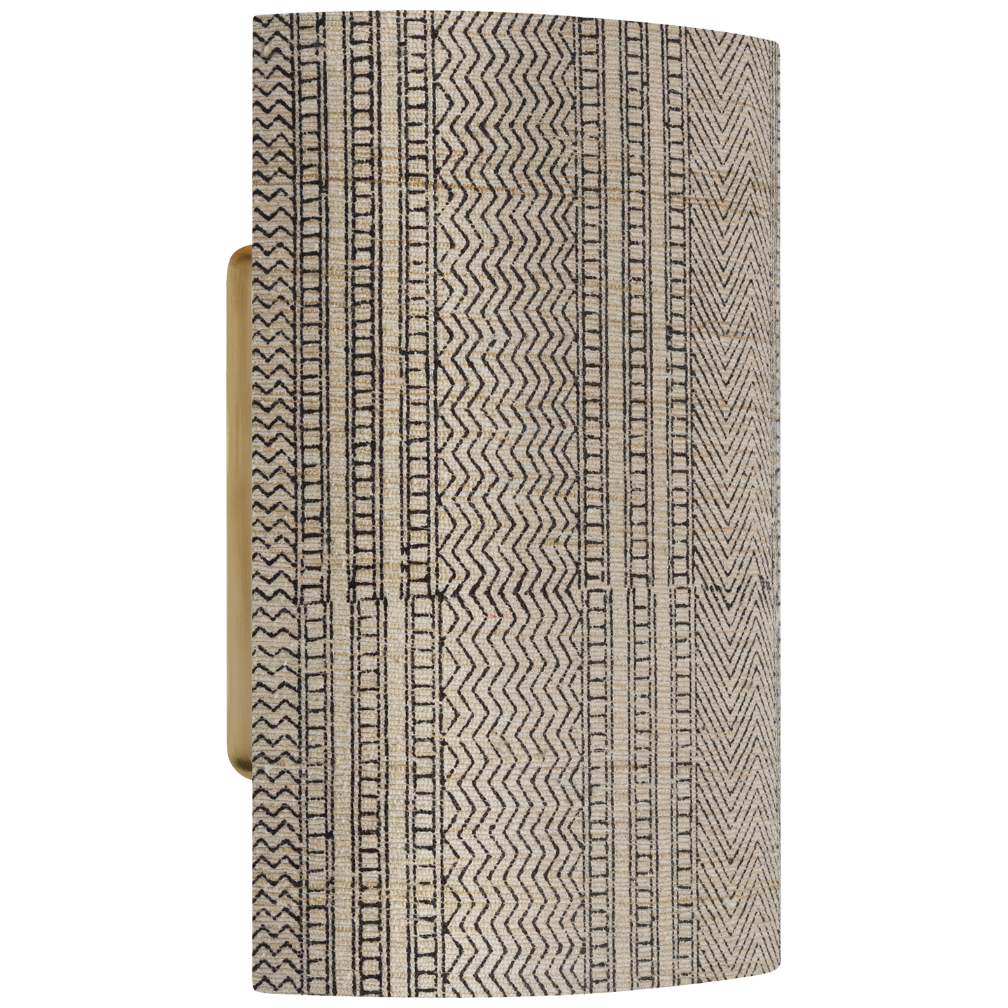 Maeve 8" Shield Sconce | Hand-Rubbed Antique Brass | Schumacher Natural Mohave Shield