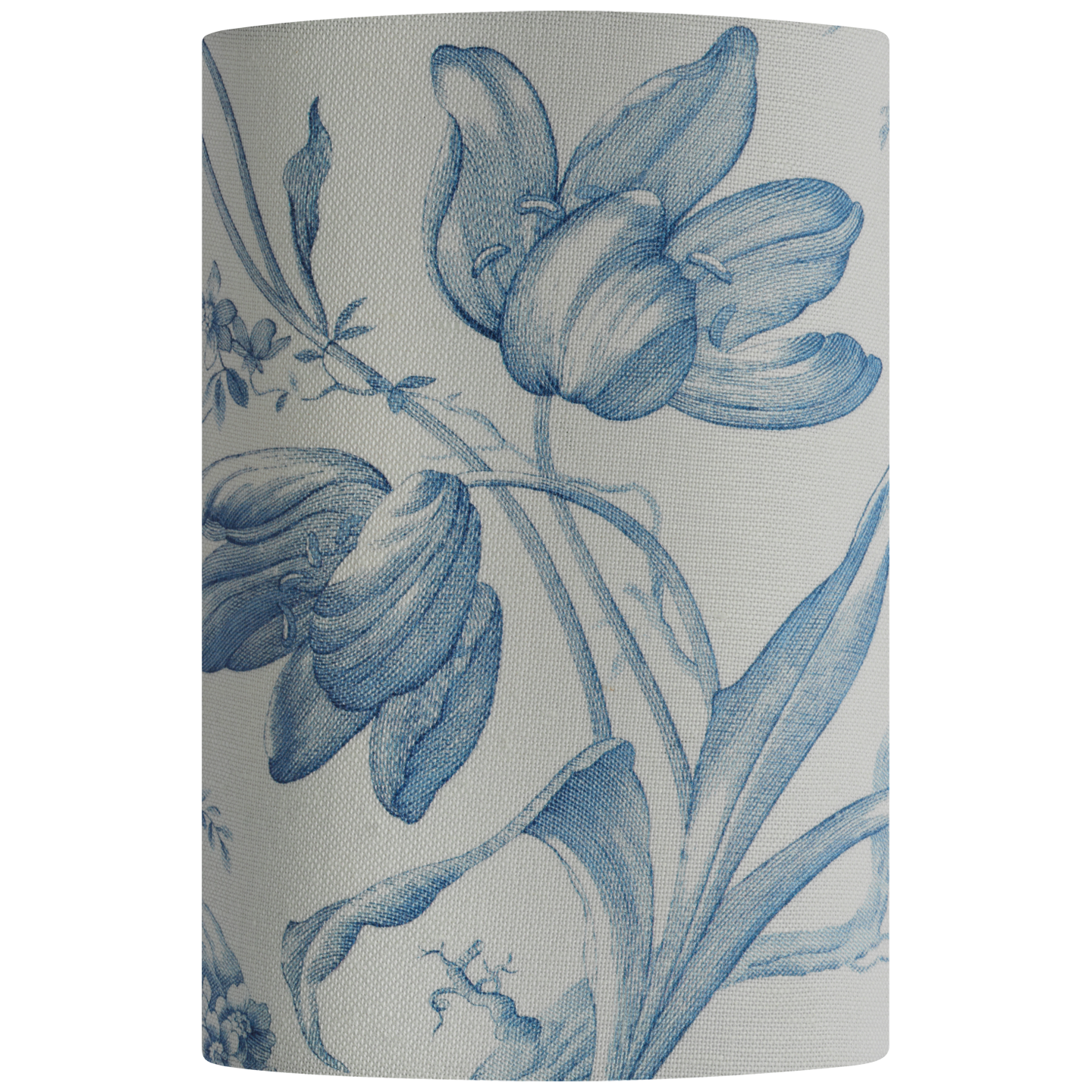 Maeve 8" Shield Sconce | Hand-Rubbed Antique Brass | Schumacher Delft Toile De Fleurs Shield