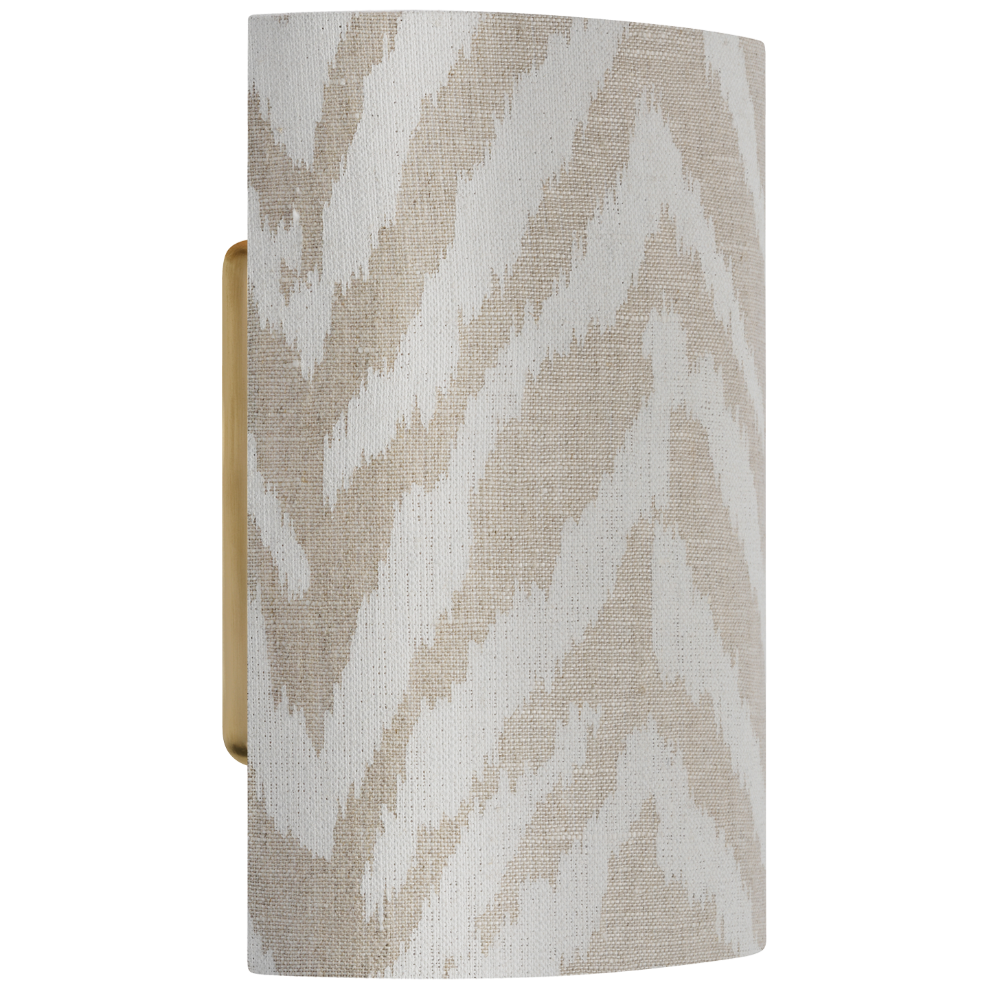 Maeve 8" Shield Sconce | Hand-Rubbed Antique Brass | Schumacher Natural Quincy Shield