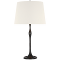 Romero Medium Table Lamp | Bronze | 16" Linen Empire Shade