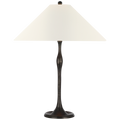 Romero Medium Table Lamp | Bronze | 19" Linen Flare Shade