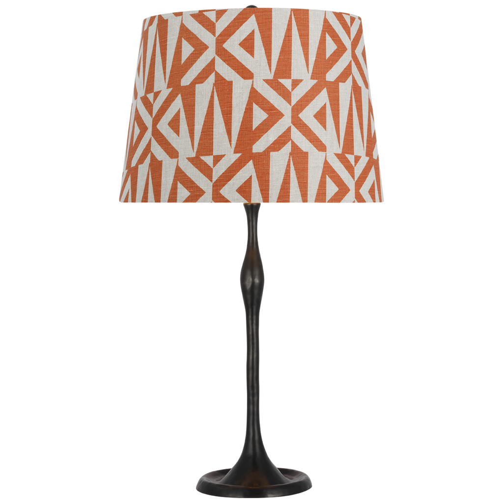 Romero Medium Table Lamp | Bronze | Schumacher 16" Brick Amero Empire Shade