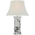 Mallory Medium Table Lamp | Black Twiggy | 20" Silk Soft Empire Shade