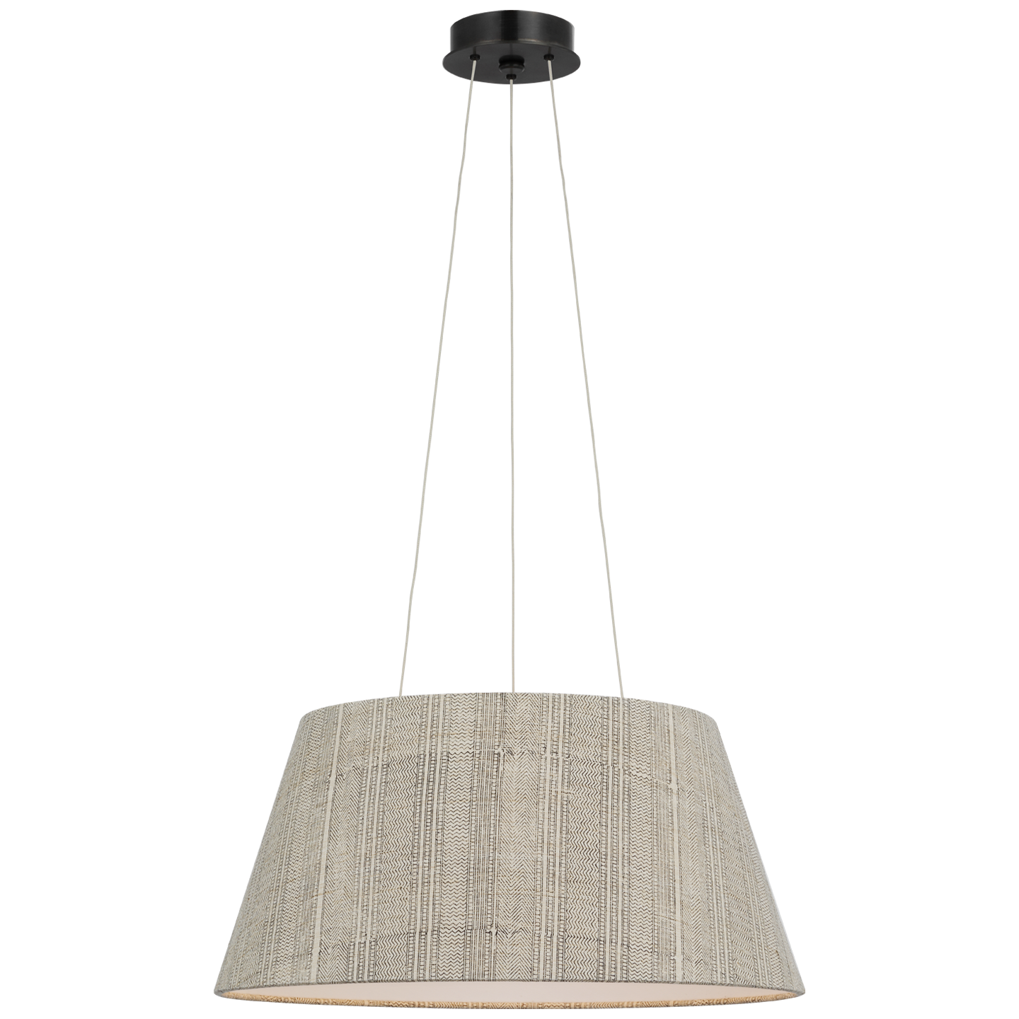 Caufield 21" Hanging Shade | Bronze | Schumacher Natural Mohave Shade