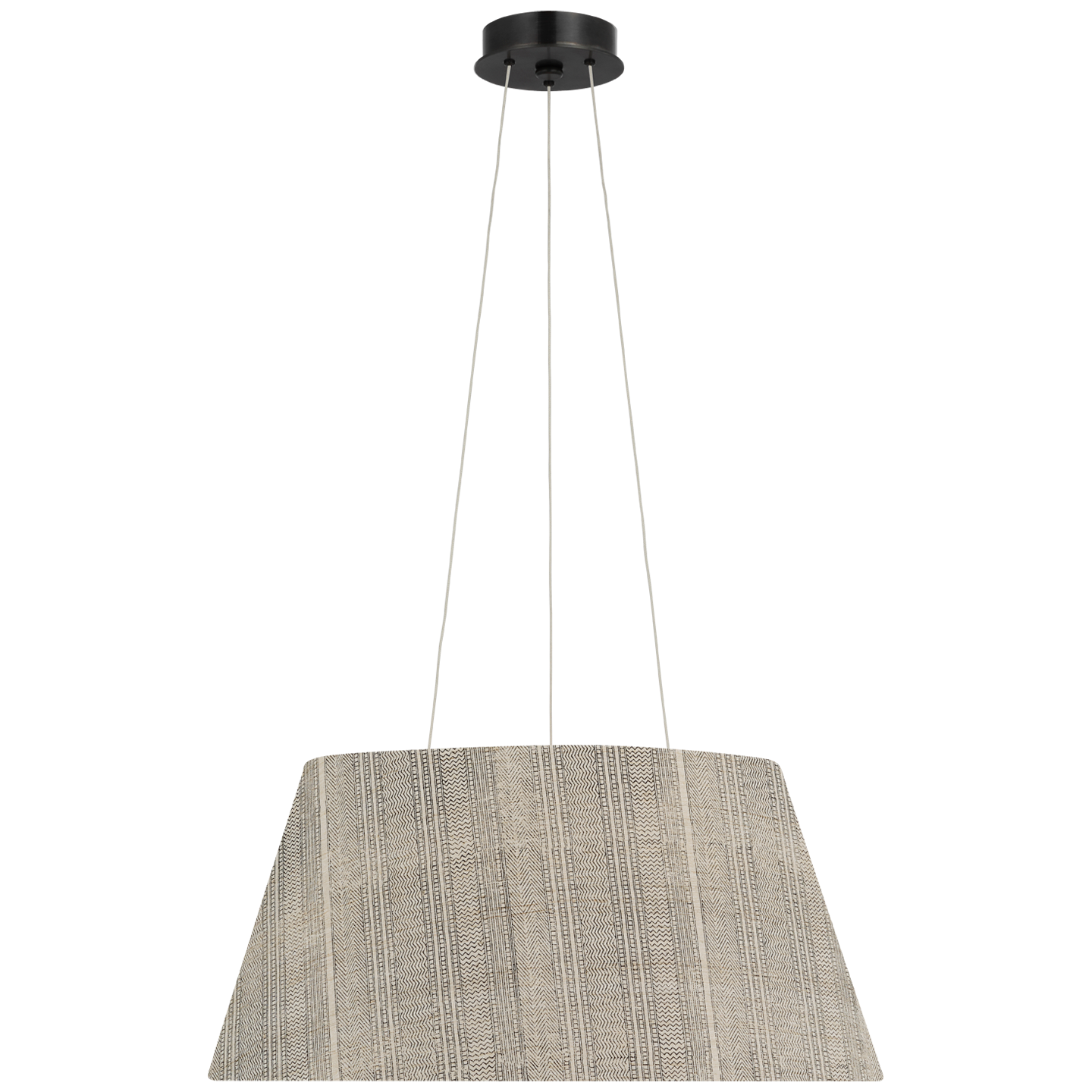 Caufield 21" Hanging Shade | Bronze | Schumacher Natural Mohave Shade
