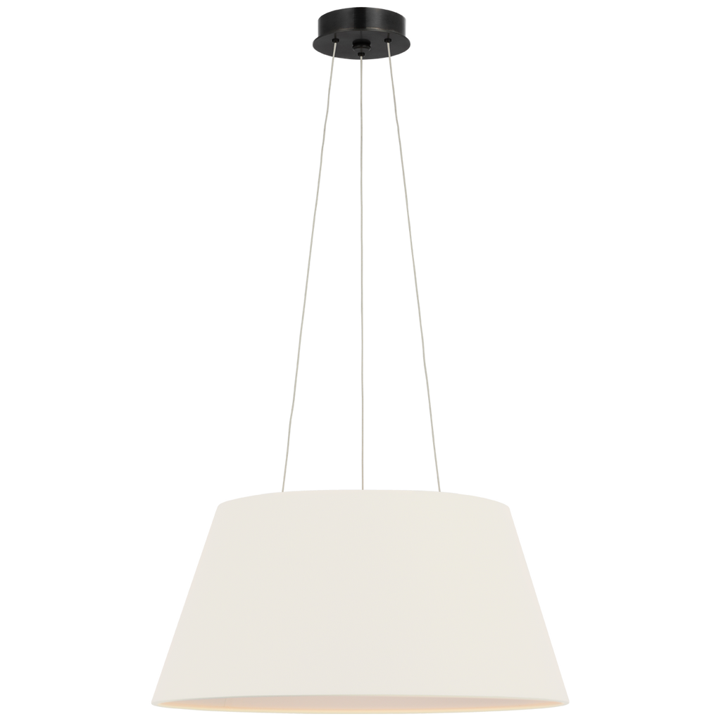 Caufield 21" Hanging Shade | Bronze | Linen Shade