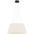 Caufield 21" Hanging Shade | Bronze | Linen Shade