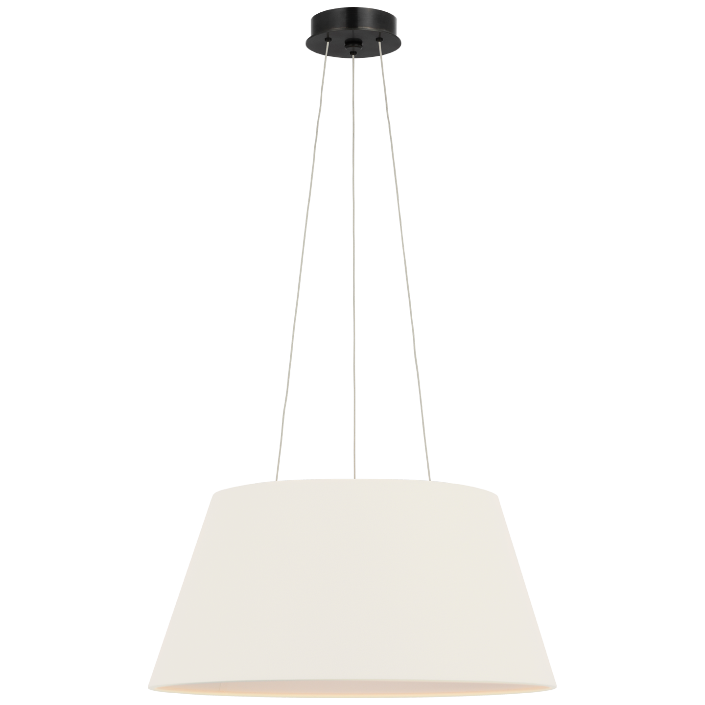 Caufield 21" Hanging Shade | Bronze | Linen Shade
