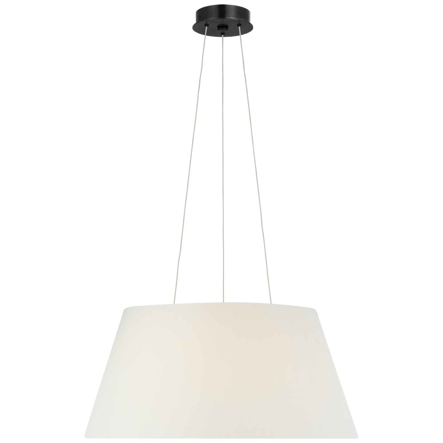Caufield 21" Hanging Shade | Bronze | Linen Shade