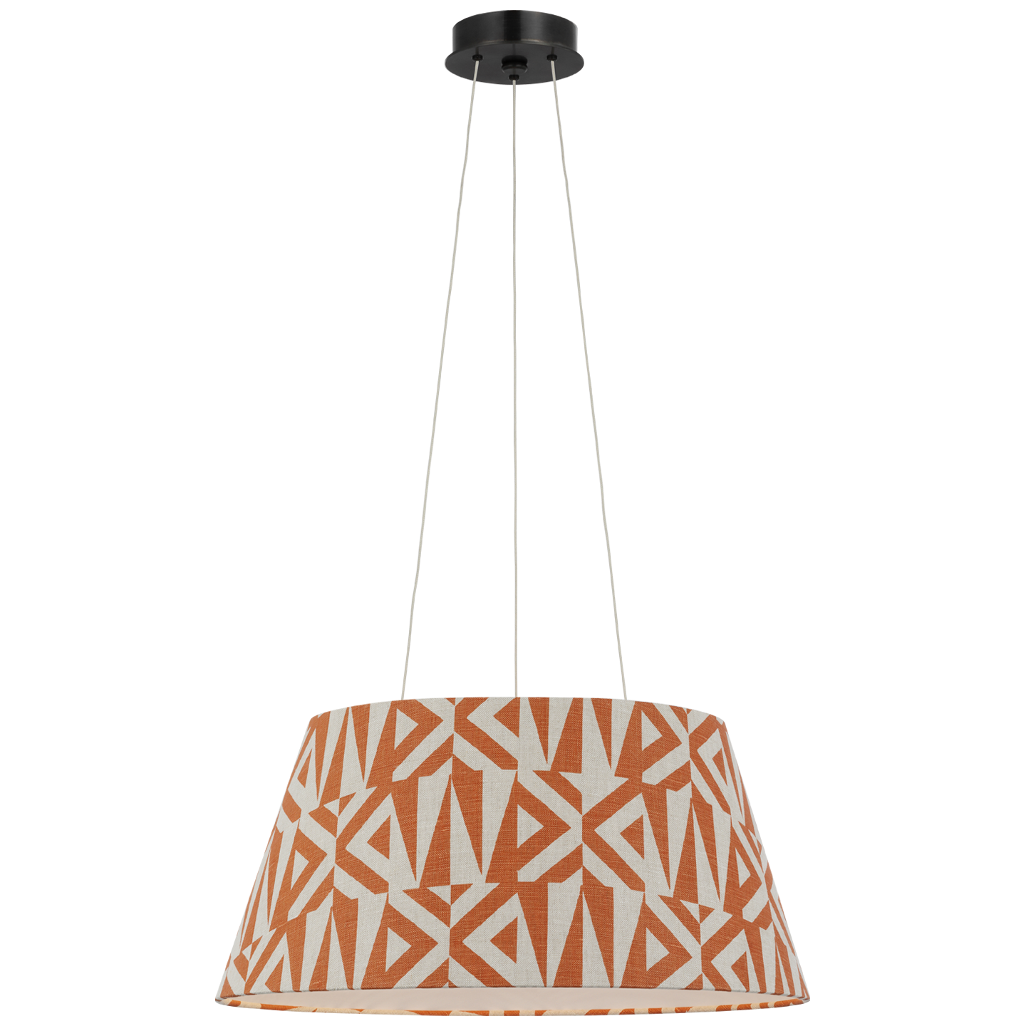 Caufield 21" Hanging Shade | Bronze | Schumacher Brick Amero Shade