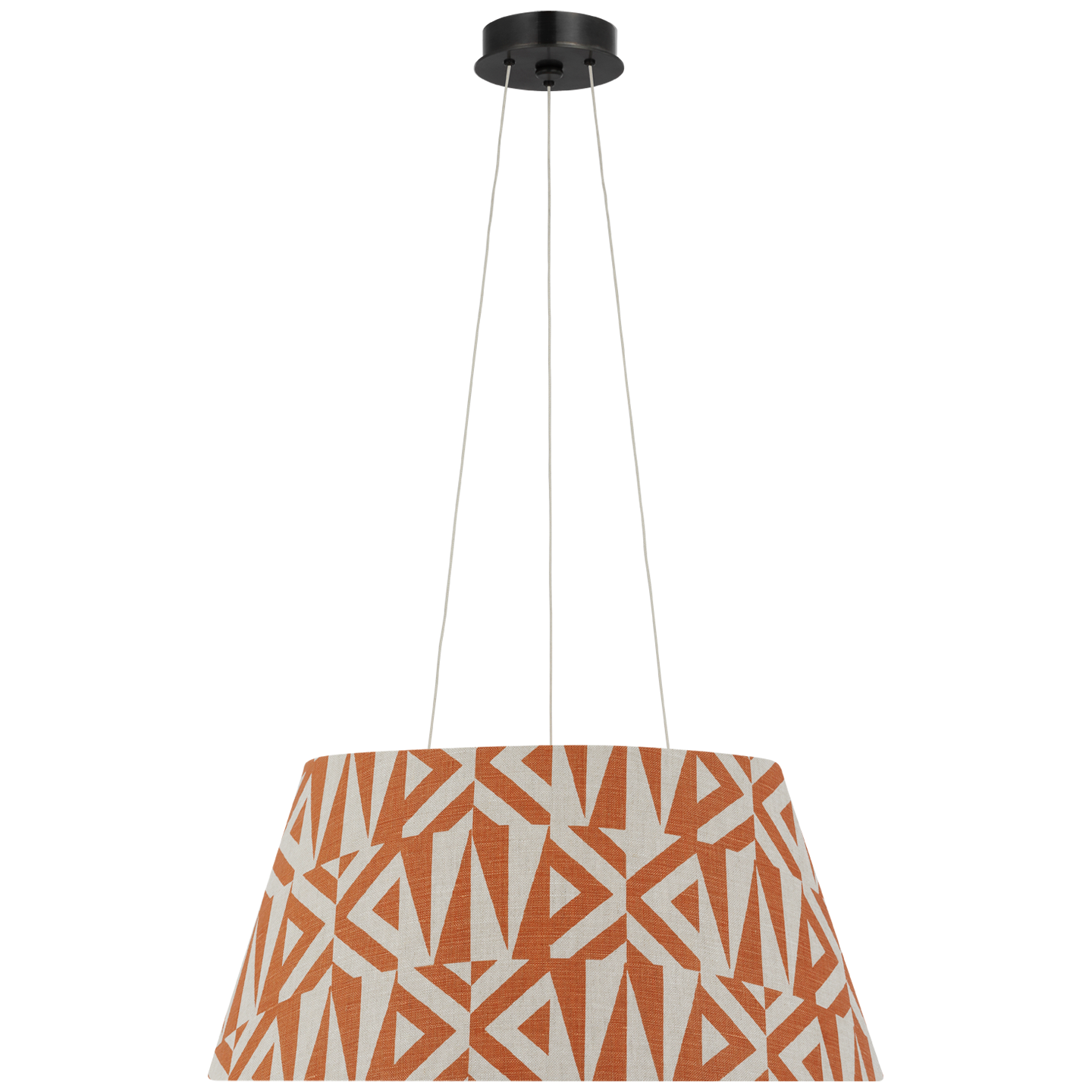 Caufield 21" Hanging Shade | Bronze | Schumacher Brick Amero Shade