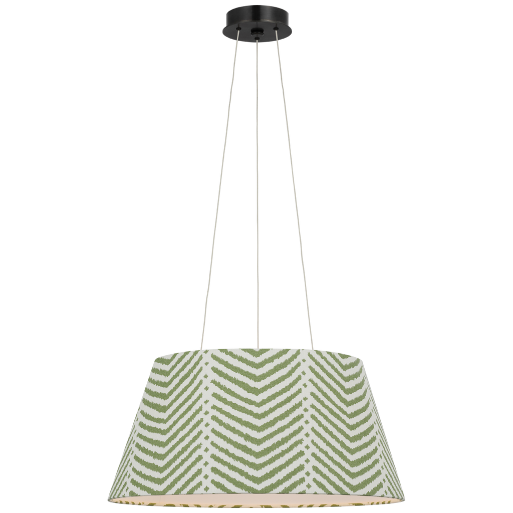 Caufield 21" Hanging Shade | Bronze | Schumacher Verde La Jolla Shade