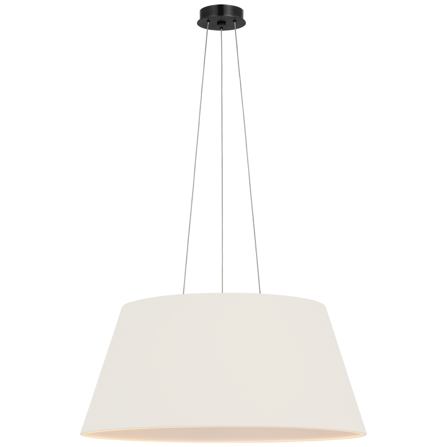 Caufield 29" Hanging Shade | Bronze | Linen Shade
