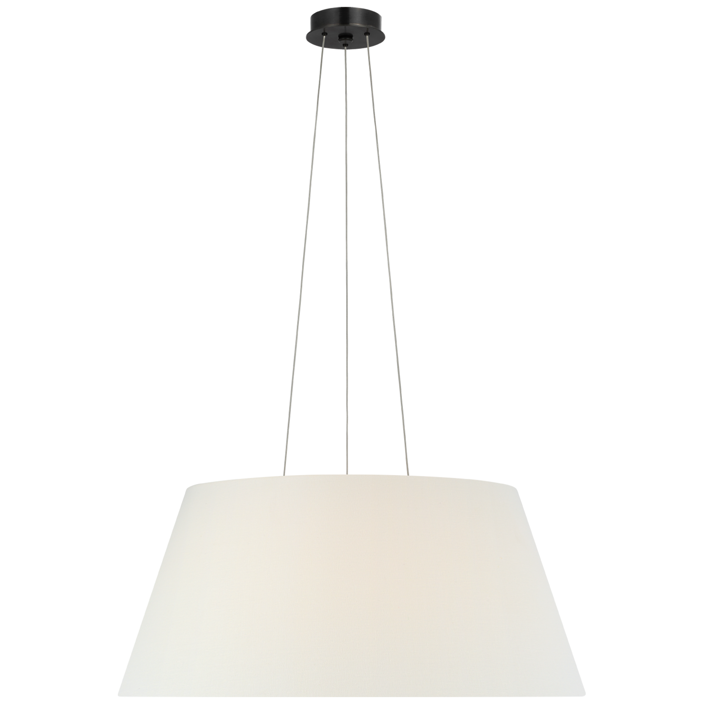 Caufield 29" Hanging Shade | Bronze | Linen Shade