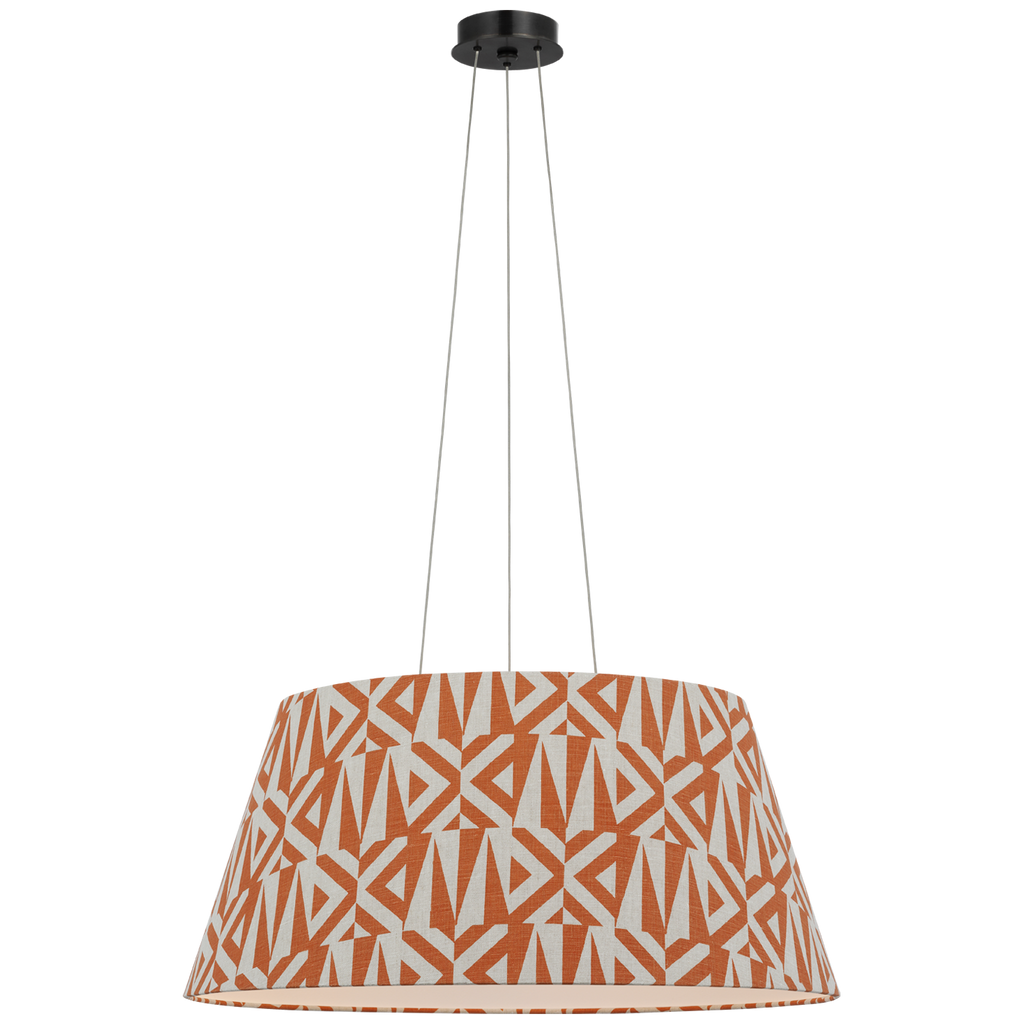 Caufield 29" Hanging Shade | Bronze | Schumacher Brick Amero Shade