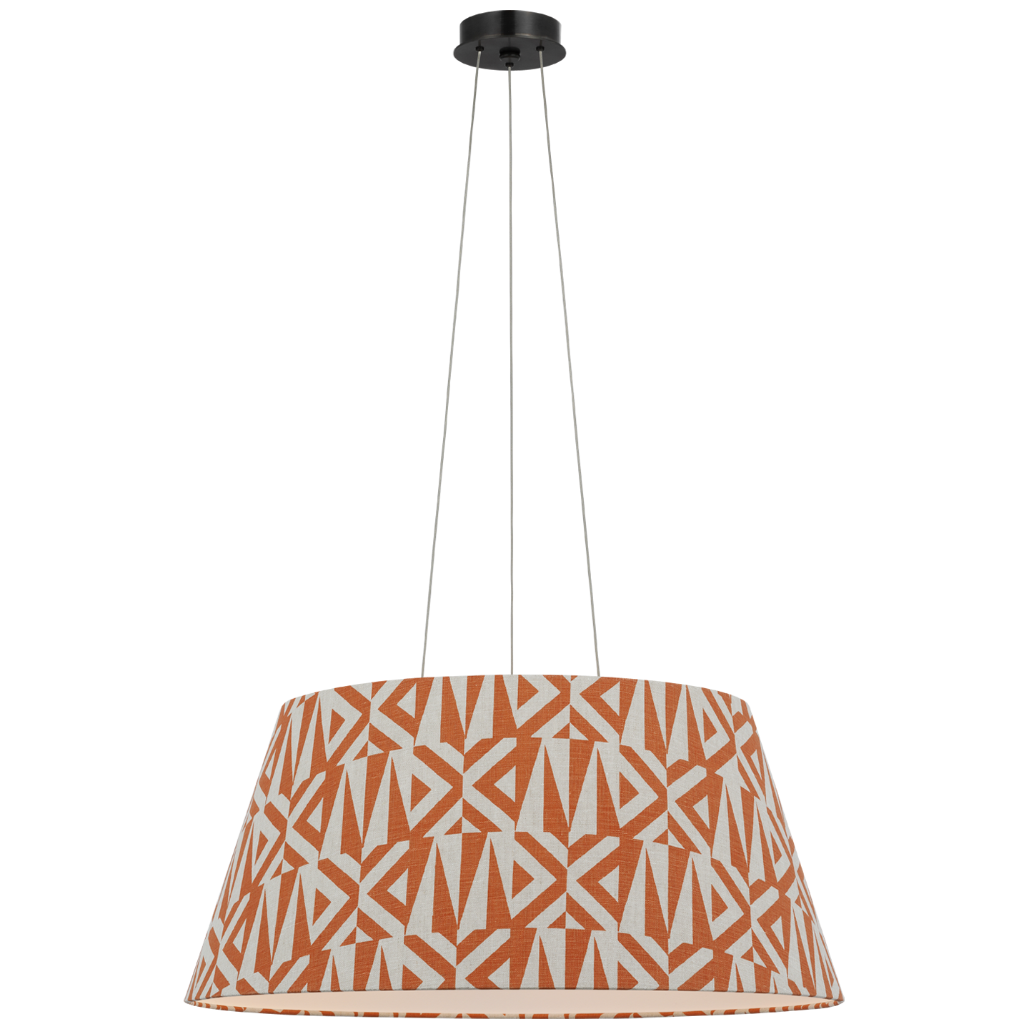 Caufield 29" Hanging Shade | Bronze | Schumacher Brick Amero Shade