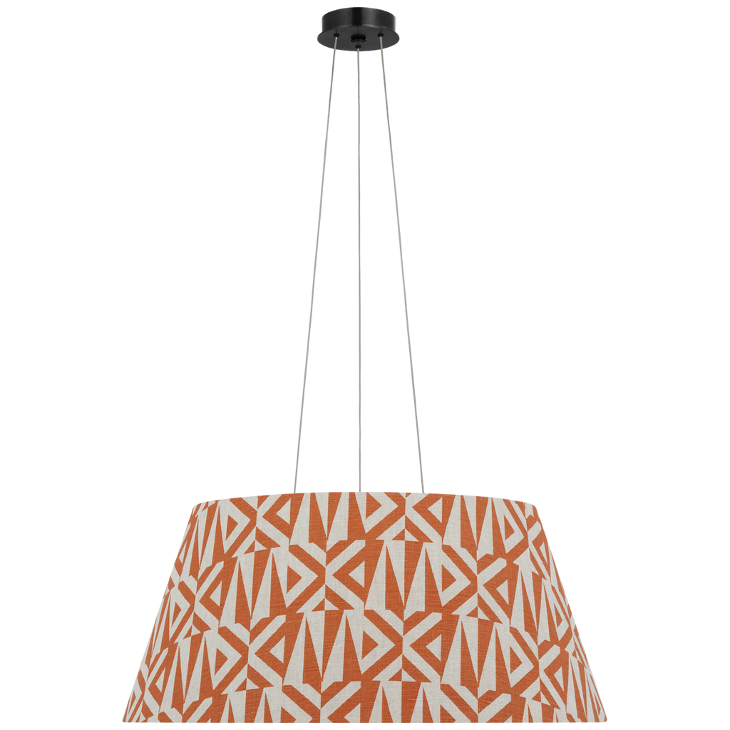 Caufield 29" Hanging Shade | Bronze | Schumacher Brick Amero Shade